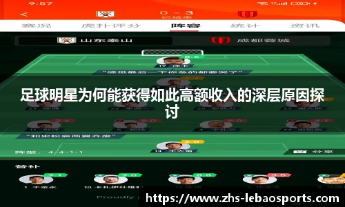足球明星为何能获得如此高额收入的深层原因探讨